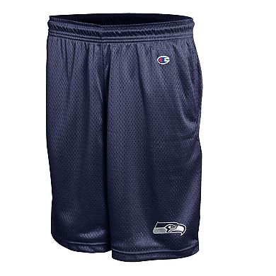 Men's Champion College Navy Seattle Seahawks Classic Mesh Shorts