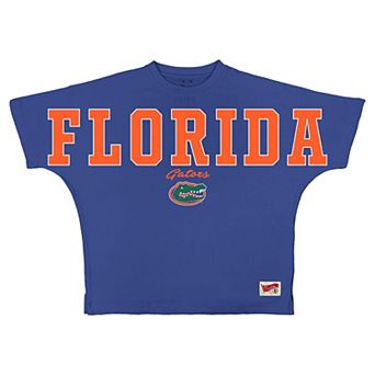 Women's Pressbox Royal Florida Gators Flannigan Oversized T-Shirt