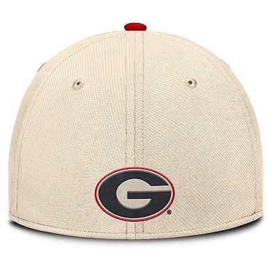 Men's Nike Natural Georgia Bulldogs 2026 Primetime Swooshflex Hat