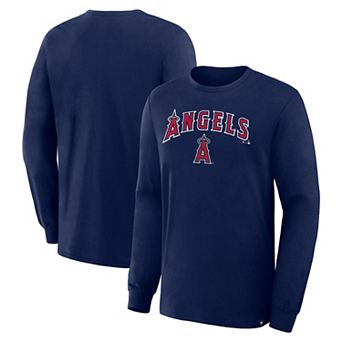 Men's Fanatics Navy Los Angeles Angels Lock-Up Legacy Long Sleeve T-Shirt