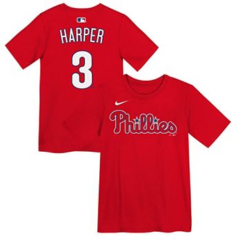Preschool Nike Bryce Harper Red Philadelphia Phillies Name & Number T-Shirt