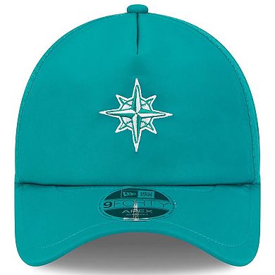 Men's New Era Teal Seattle Mariners 2026 Batting Practice Alternate Apex 9FORTY Adjustable Hat