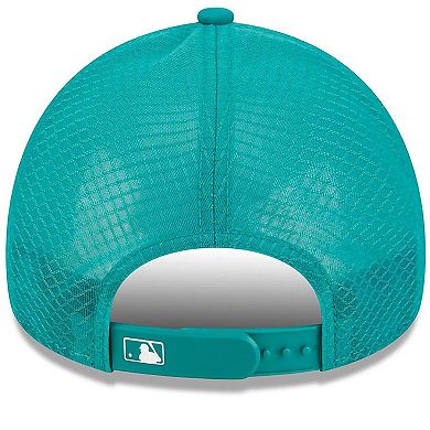 Men's New Era Teal Seattle Mariners 2026 Batting Practice Alternate Apex 9FORTY Adjustable Hat