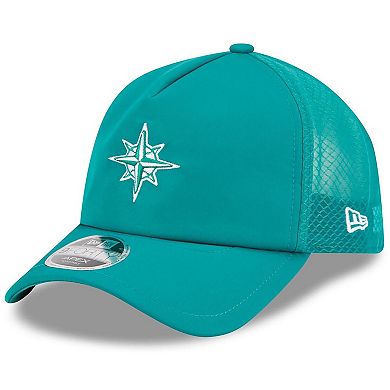 Men's New Era Teal Seattle Mariners 2026 Batting Practice Alternate Apex 9FORTY Adjustable Hat