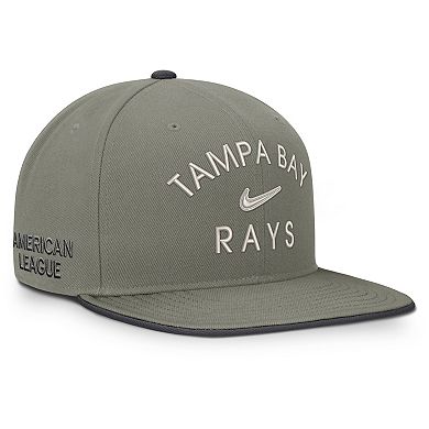 Men's Nike Olive Tampa Bay Rays Pro Dri-FIT Snapback Hat