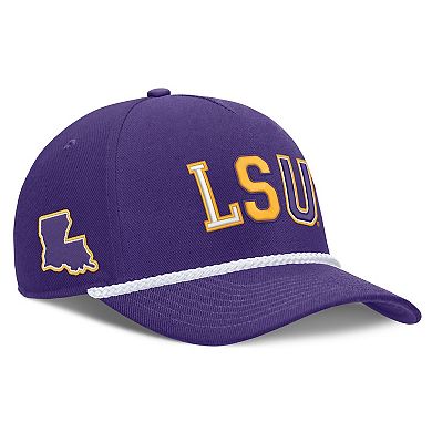 Unisex Nike Purple LSU Tigers 2026 Basketball Refresh 5-Panel Rope Rise Hat