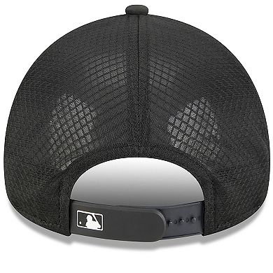 Men's New Era Black Baltimore Orioles 2026 Batting Practice Alternate Apex 9FORTY Adjustable Hat
