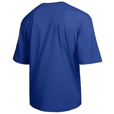 Men's Champion Royal Chicago Cubs All Star Chenille Wordmark T-Shirt