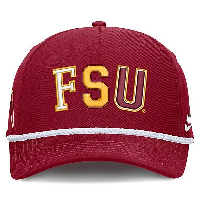 Unisex Nike Garnet Florida State Seminoles 2026 Basketball Refresh 5-Panel Rope Rise Hat