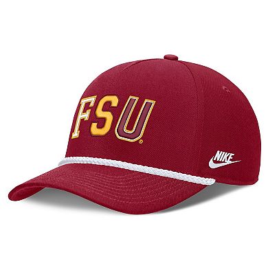 Unisex Nike Garnet Florida State Seminoles 2026 Basketball Refresh 5-Panel Rope Rise Hat