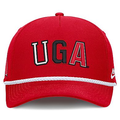 Unisex Nike Red Georgia Bulldogs 2026 Basketball Refresh 5-Panel Rope Rise Hat