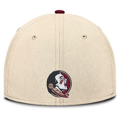 Men's Nike Natural Florida State Seminoles 2026 Primetime Swooshflex Hat