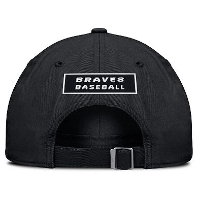 Men's Nike Black Atlanta Braves Primetime Club Adjustable Hat