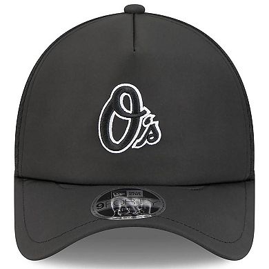 Men's New Era Black Baltimore Orioles 2026 Batting Practice Alternate Apex 9FORTY Adjustable Hat