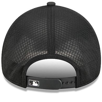 Men's New Era Black Baltimore Orioles 2026 Batting Practice Alternate Apex 9FORTY Adjustable Hat