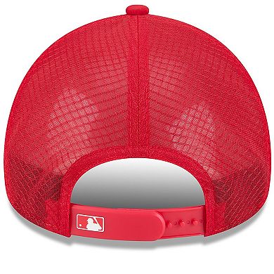 Men's New Era Red Boston Red Sox 2026 Batting Practice Alternate Apex 9FORTY Adjustable Hat