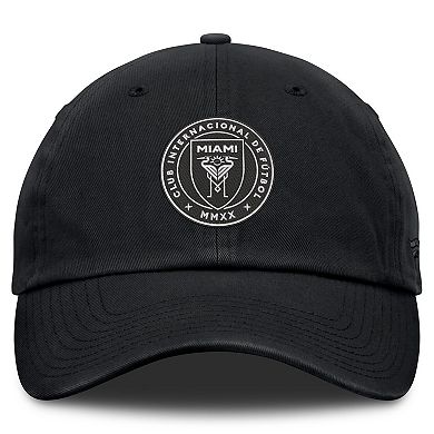 Men's Fanatics Black Inter Miami CF Tinge Dad Adjustable Hat