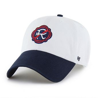Men's '47 White/Navy New England Revolution Two-Tone Clean Up Adjustable Hat