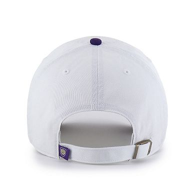 Men's '47 White Orlando City SC Two-Tone Clean Up Adjustable Hat