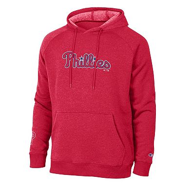 Men's Champion Red Philadelphia Phillies Triumph Tri-Blend Hoodie