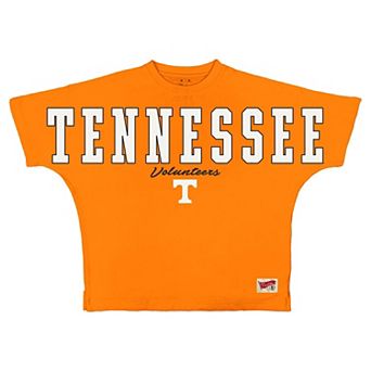 Women's Pressbox Tennessee Orange Tennessee Volunteers Flannigan Oversized T-Shirt