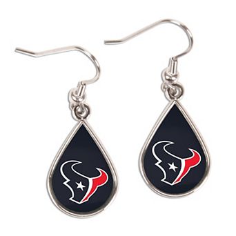 WinCraft Houston Texans Tear Drop Earrings