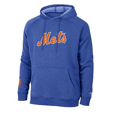 Men's Champion Royal New York Mets Triumph Tri-Blend Hoodie