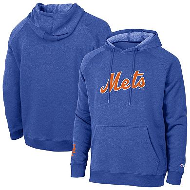 Men's Champion Royal New York Mets Triumph Tri-Blend Hoodie
