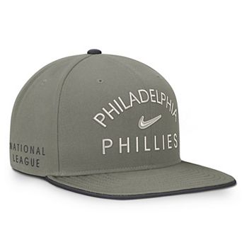 Men's Nike Olive Philadelphia Phillies Pro Dri-FIT Snapback Hat
