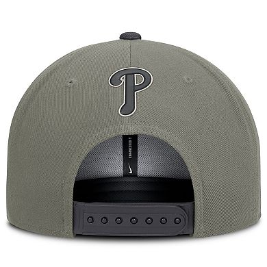 Men's Nike Olive Philadelphia Phillies Pro Dri-FIT Snapback Hat
