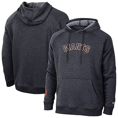 Men's Champion Black San Francisco Giants Triumph Tri-Blend Hoodie