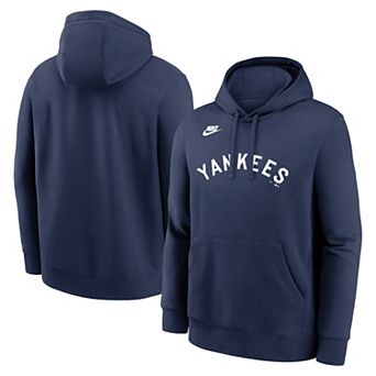 Men's Nike Navy New York Yankees Cooperstown Collection Wordmark Club Hoodie