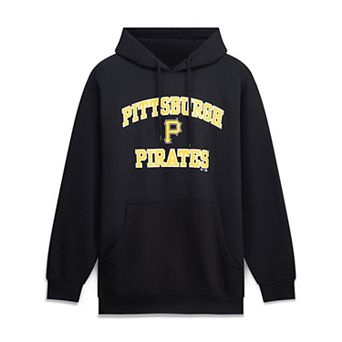 Men's Fanatics Black Pittsburgh Pirates Big & Tall Heart & Soul Hoodie