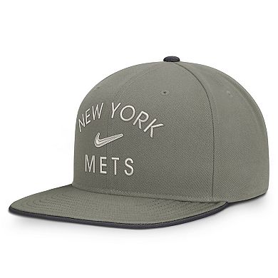 Men's Nike Olive New York Mets Pro Dri-FIT Snapback Hat