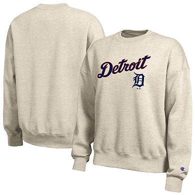 Women's Champion Oatmeal Detroit Tigers All Star Sweatshirt