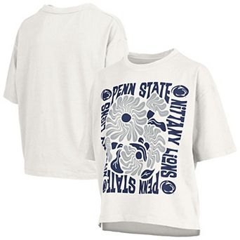 Women's Pressbox White Penn State Nittany Lions Elena Oversized T-Shirt