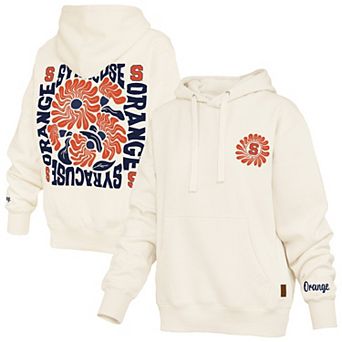 Women's Pressbox Cream Syracuse Orange Elena Janise Hoodie