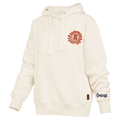 Women's Pressbox Cream Syracuse Orange Elena Janise Hoodie