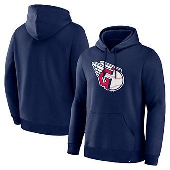 Men's Fanatics Navy Cleveland Guardians Primary Logo Legacy Hoodie