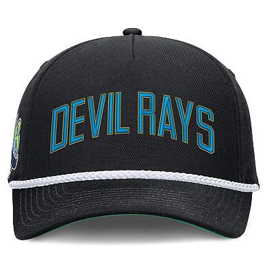 Men's Nike Black Tampa Bay Rays Cooperstown Collection Rise Adjustable Hat
