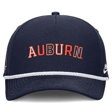 Unisex Nike Navy Auburn Tigers 2026 Basketball Refresh 5-Panel Rope Rise Hat