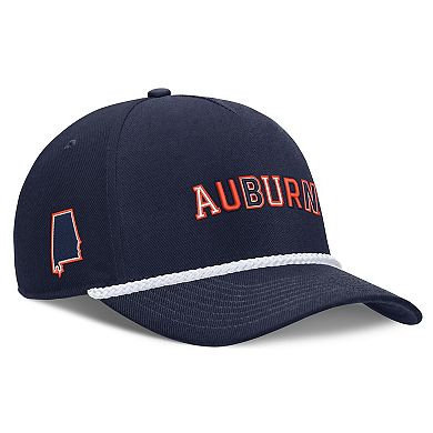 Unisex Nike Navy Auburn Tigers 2026 Basketball Refresh 5-Panel Rope Rise Hat
