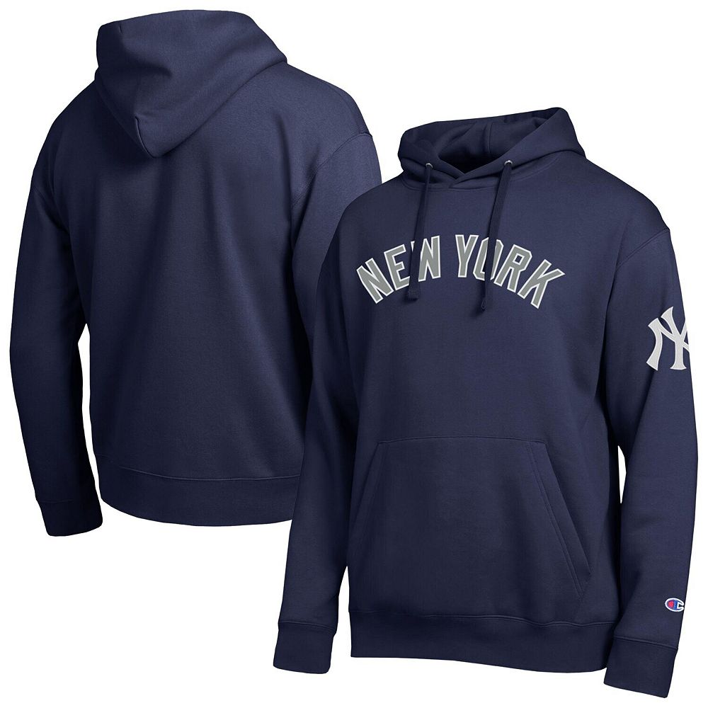 Men's Champion Navy New York Yankees All Star Wordmark Hoodie