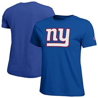 Women's Champion Royal New York Giants Logo T-Shirt