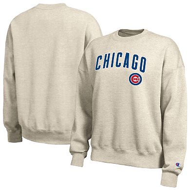 Women's Champion Oatmeal Chicago Cubs All Star Sweatshirt