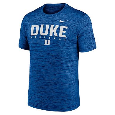 Men's Nike Royal Duke Blue Devils Dugout Velocity Dri-FIT T-Shirt