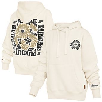 Women's Pressbox Cream Purdue Boilermakers Elena Janise Hoodie