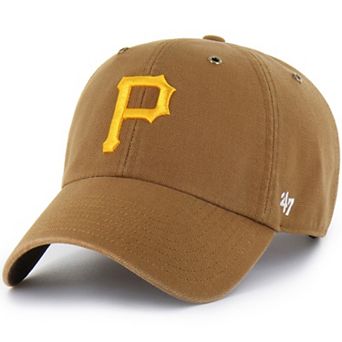 Men's Carhartt x '47 Brown Pittsburgh Pirates Clean Up Adjustable Hat