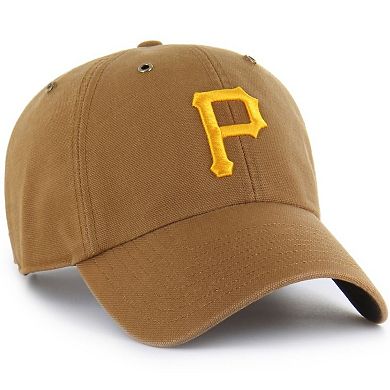 Men's Carhartt x '47 Brown Pittsburgh Pirates Clean Up Adjustable Hat