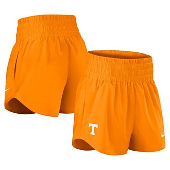 Women's Nike Orange Tennessee Volunteers Performance One Dri-FIT High-Rise Shorts